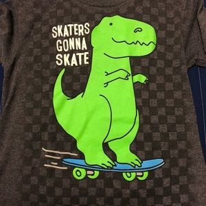 Funny kids dino shirt